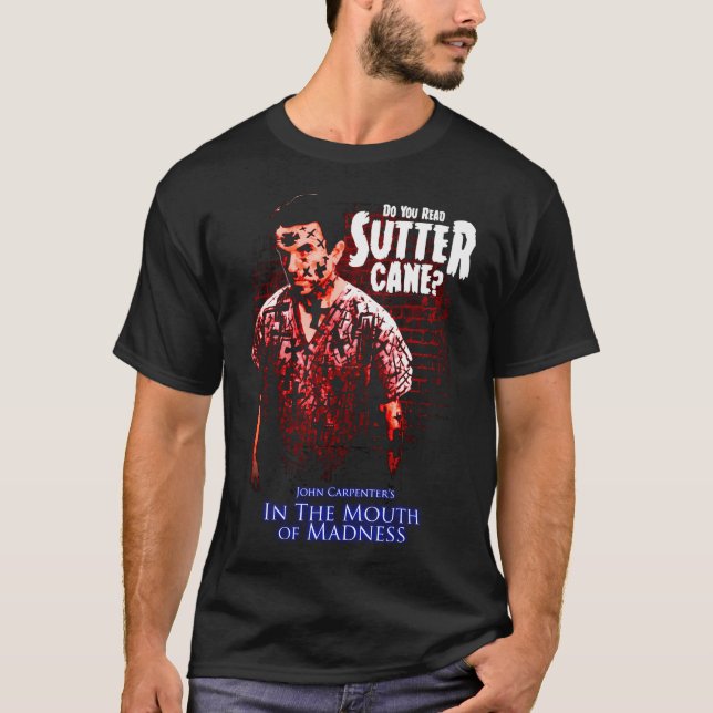 Sutter Cane John Carpenter Horror Movie T-Shirt (Front)