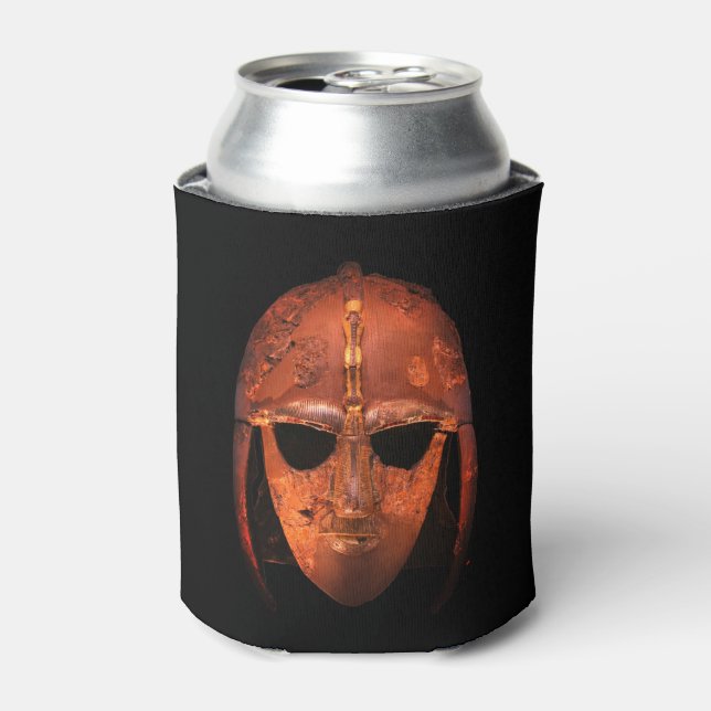 Sutton Hoo helmet Can Cooler (Can Front)