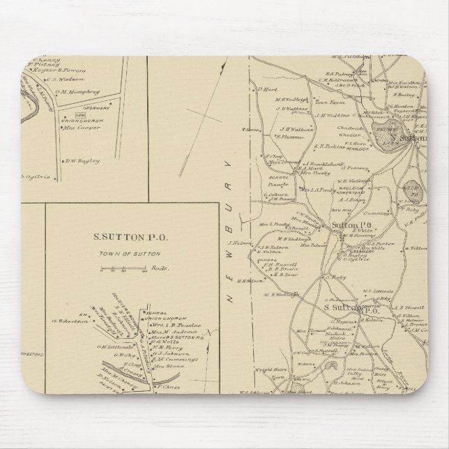 Sutton, Merrimack Co Mouse Pad (Front)