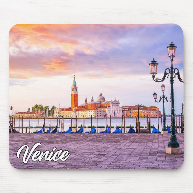 Suunset Over Venice, Italy Mouse Pad (Front)