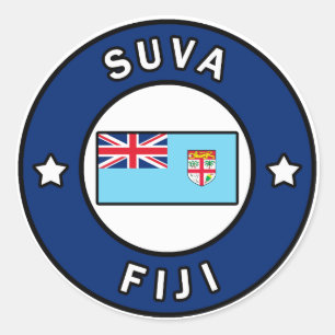Suva Fiji Classic Round Sticker