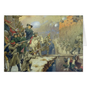 Suvorov crossing the Devil's Bridge in 1799, 1880