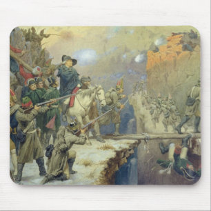 Suvorov crossing the Devil's Bridge in 1799, 1880 Mouse Pad