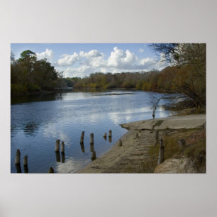 Suwannee River, old Wannee Boat Ramp Print