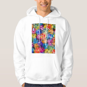 Suwon-si South Korea City Map Hoodie