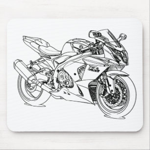 Suz GSXR1000 2012 Mouse Pad
