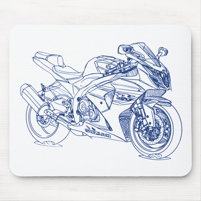 Suz GSXR1000 2013 Mouse Pad (Front)