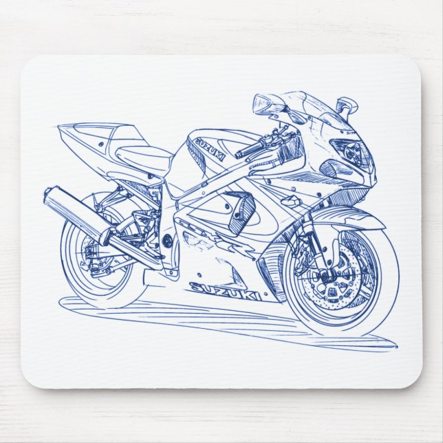 Suz GSXR750 2000-03 Mouse Pad (Front)