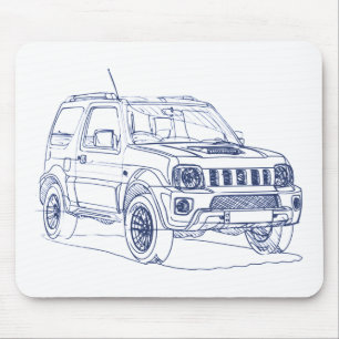 Suz Jimny 2013 Mouse Pad