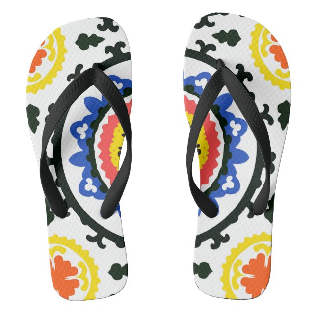 Suzani Pattern Thongs (Footbed)
