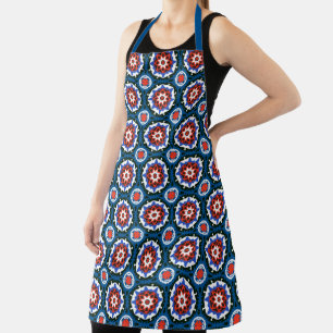 Suzani Pattern With Bold Ornament Apron