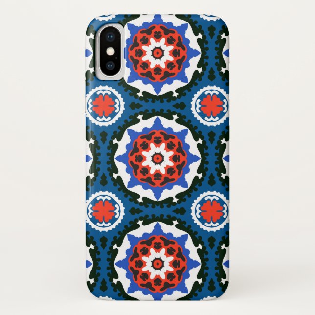 Suzani Pattern With Bold Ornament Case-Mate iPhone Case (Back)