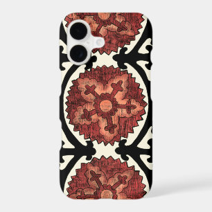 Suzani Style Decorative Floral Pattern