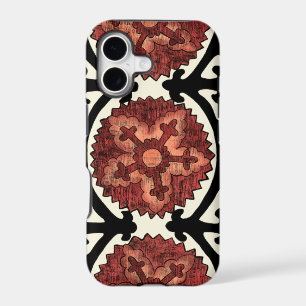 Suzani Style Decorative Floral Pattern