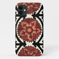 Suzani Style Decorative Floral Pattern