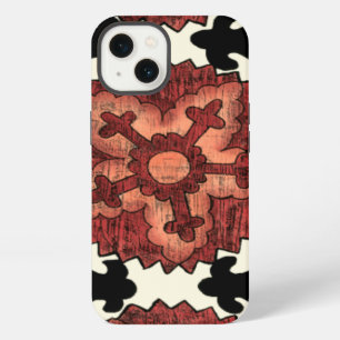 Suzani Style Decorative Floral Pattern iPhone Case
