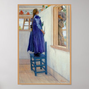 Suzanne Decorative Painting on Wall Poster