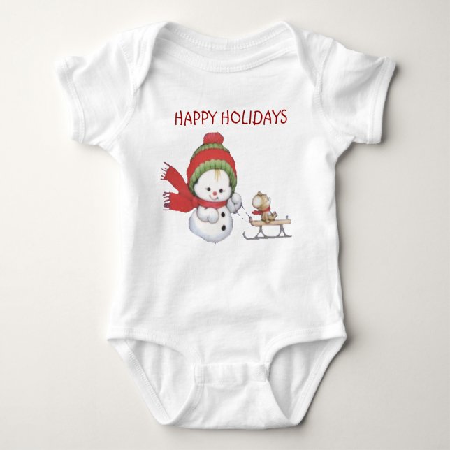 SUZANNE ELIZABETH CHRISTMAS COLLECTION - BABY BODYSUIT (Front)