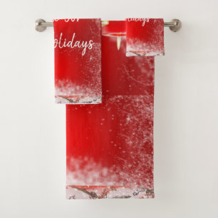 Suzanne Elizabeth Christmas Collection -  Bath Tow Towel Set