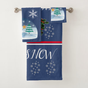 SUZANNE ELIZABETH CHRISTMAS COLLECTION BATH TOWEL SET