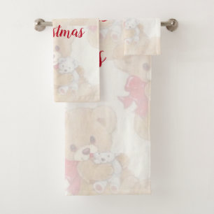Suzanne Elizabeth Christmas Collection - Bath Towel Set