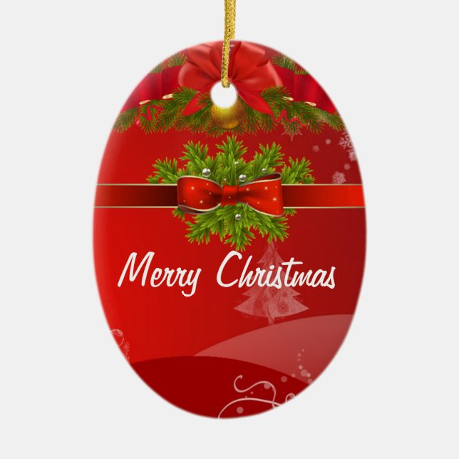 SUZANNE ELIZABETH CHRISTMAS COLLECTION  CERAMIC ORNAMENT (Front)