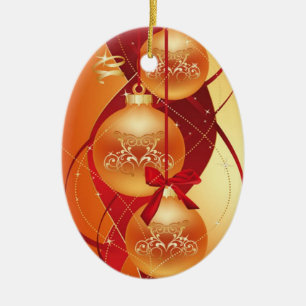 SUZANNE ELIZABETH CHRISTMAS COLLECTION CERAMIC ORNAMENT