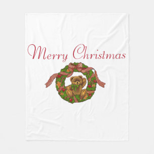 Suzanne Elizabeth Christmas Collection Fleece Blan Blanket