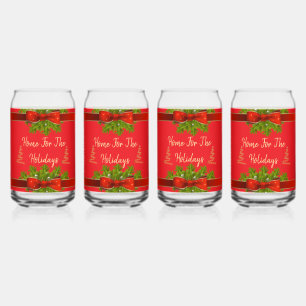 Suzanne Elizabeth Christmas Collection: Holiday Can Glass