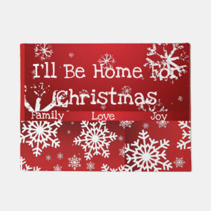 Suzanne Elizabeth Christmas Collection Holiday Doormat