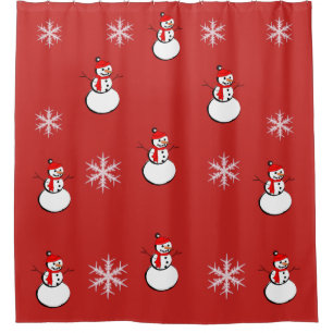 Suzanne Elizabeth Christmas Collection Holiday Shower Curtain