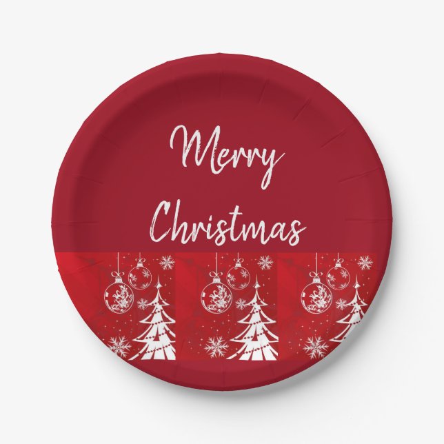 Suzanne Elizabeth Christmas Collection - Paper Plate (Front)