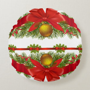 Suzanne Elizabeth Christmas Collection - Round Cushion