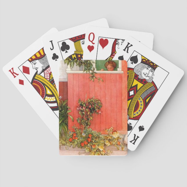 Suzanne on the Porch Playing Cards (Back)