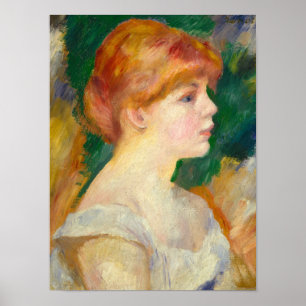 Suzanne Valadon, 1885 by Pierre-Auguste Renoir Poster