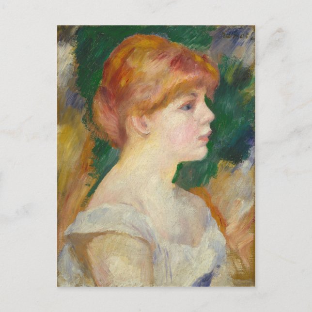 Suzanne Valadon, c.1885 (oil on canvas) Postcard (Front)