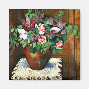 Suzanne Valadon - Vase of Flowers, 1921 Magnet