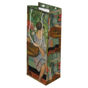 Suzanne Valadon Young Girl in Front of a Window Wine Gift Bag