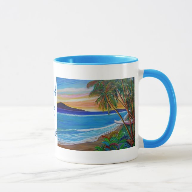 Suzannes Shark Pit sunset mug (Right)