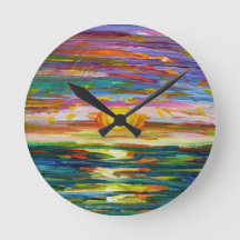 Suzannes Sunset clock