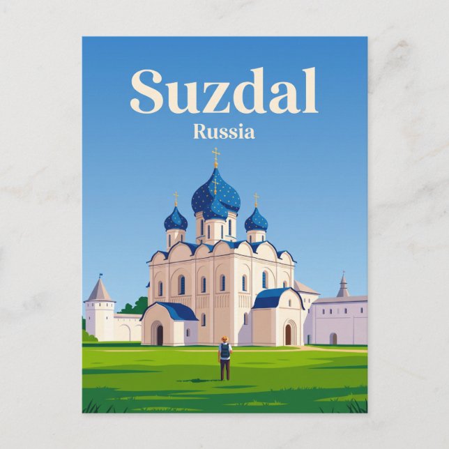 Suzdal Kremlin Russia Postcard (Front)
