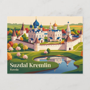 Suzdal Kremlin Russia Postcard