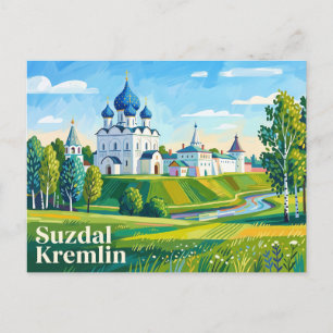 Suzdal Kremlin Russia Postcard