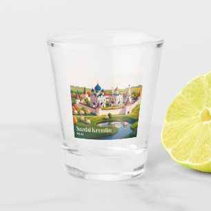 Suzdal Kremlin Russia Shot Glass