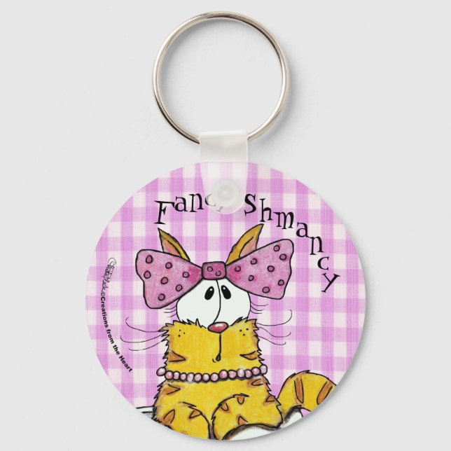 Suzette-Dainty Kitty Key Ring (Front)