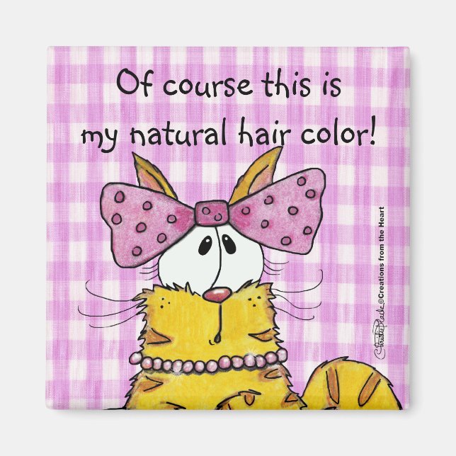 Suzette-Dainty Kitty Magnet (Front)