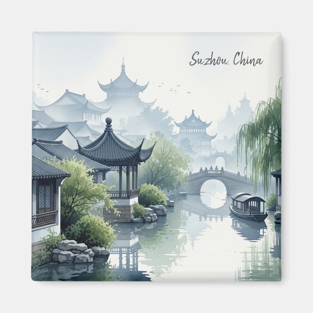 Suzhou China Travel Magnet (Front)
