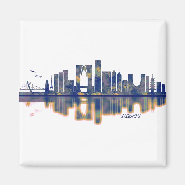 Suzhou Skyline Magnet (Front)