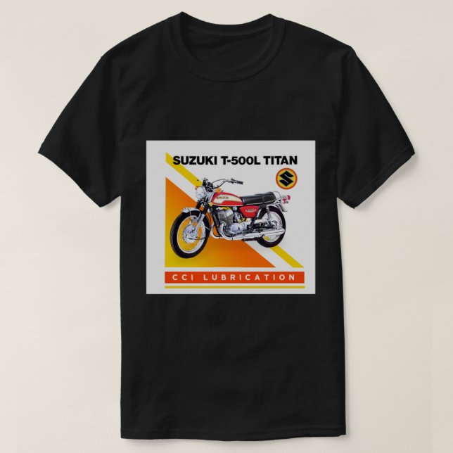 Suzuki T 500 Titan SUZUKI T-500 TITAN T-Shirt (Design Front)
