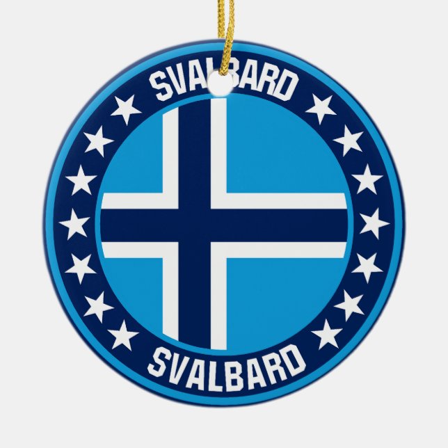 Svalbard                                           ceramic ornament (Front)